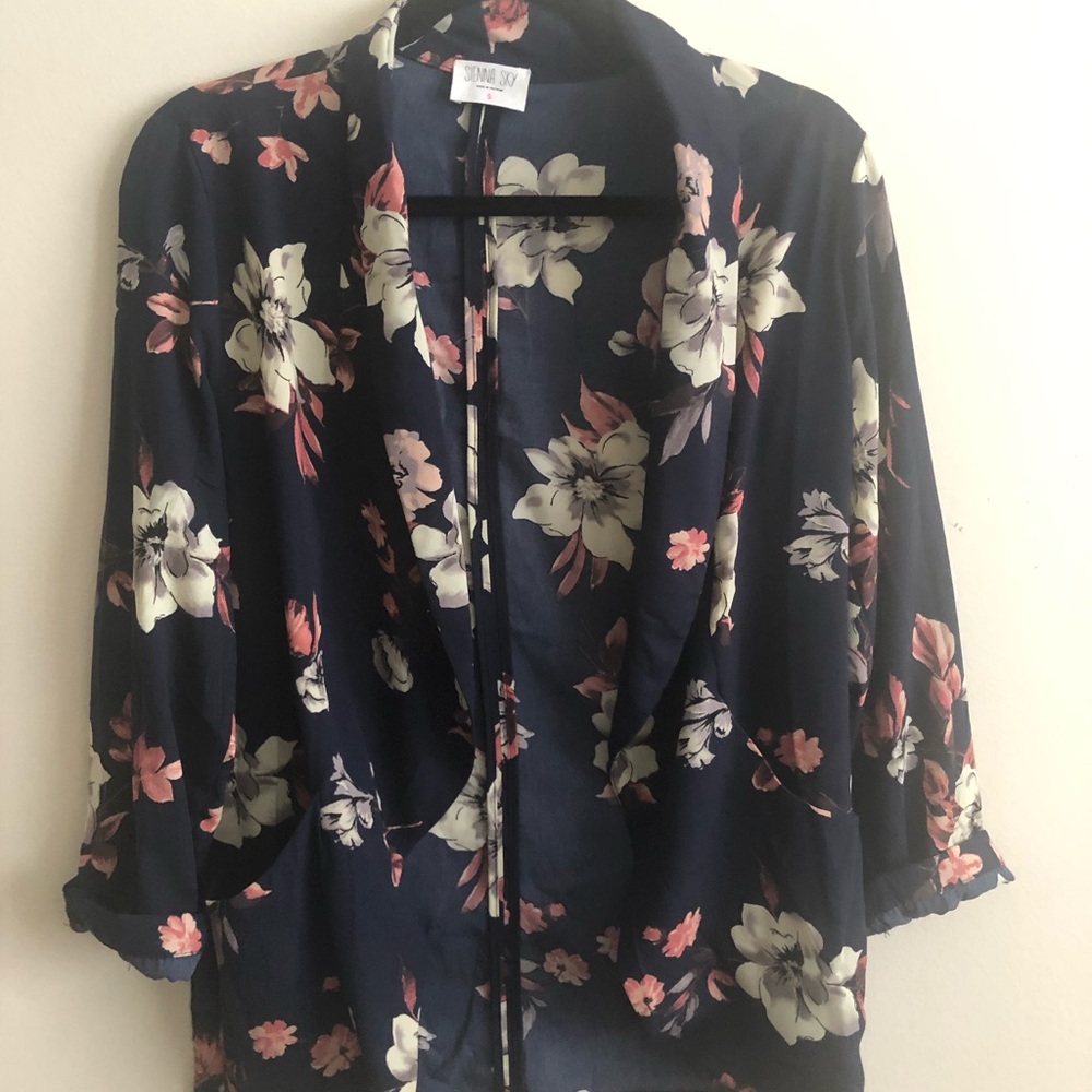 Floral Blazer